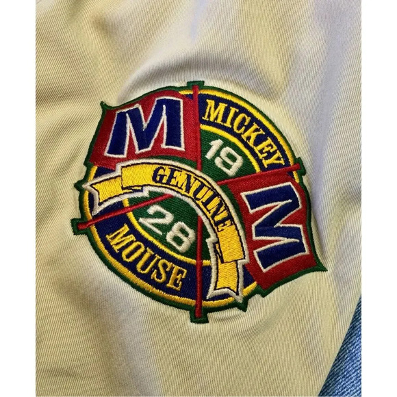 Vintage Disney Mens Blue Mickey Mouse 1928 Varsity American Original Jacket XL - Picture 8 of 15